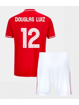 Detské Futbalové oblečenie Nottingham Forest Douglas Luiz #12 2025-26 Krátky Rukáv - Domáci (+ trenírky)